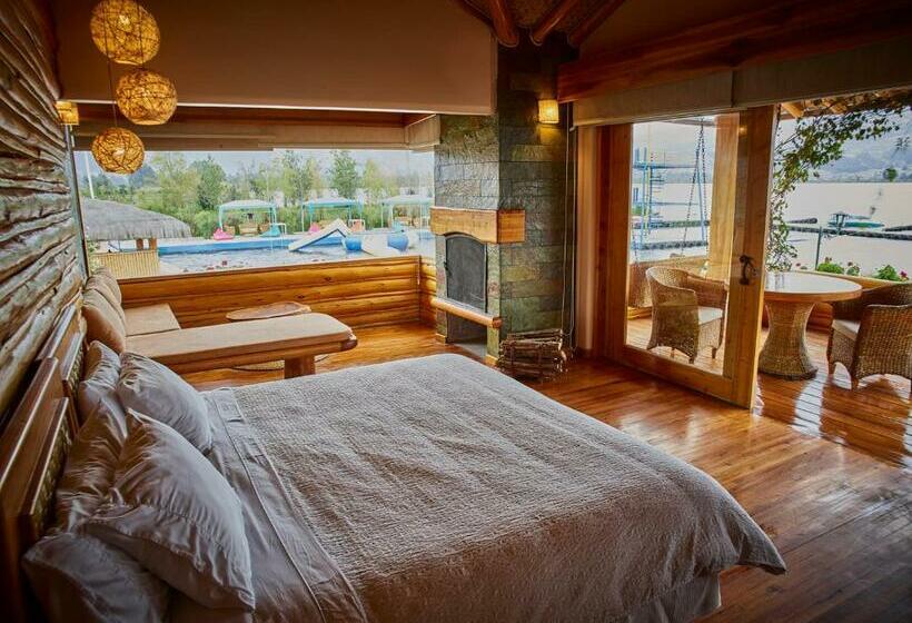 스탠다드 룸 킹사이즈 침대, Hosteria Cabanas Del Lago