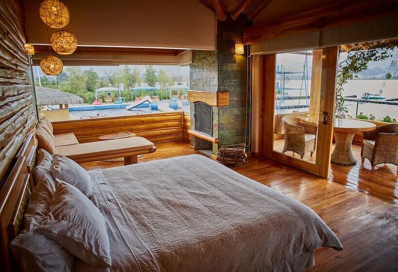 스탠다드 룸 킹사이즈 침대, Hosteria Cabanas Del Lago