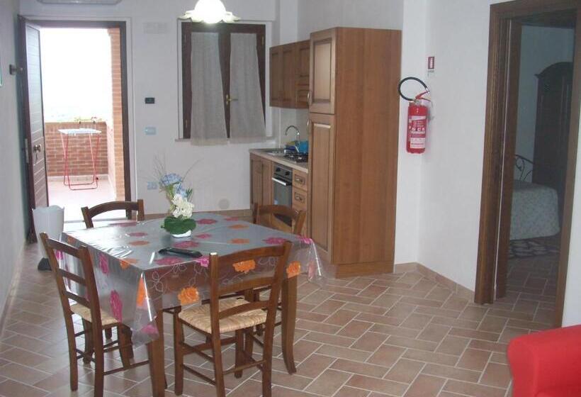 침실 2개 아파트, Agriturismo La Rosa Montefalco