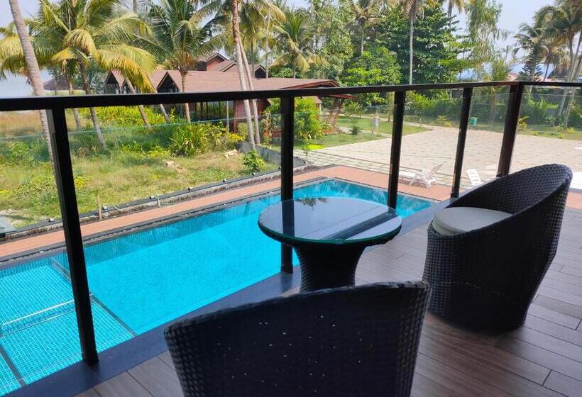 스탠다드 룸 호수 전망, Maliekal Heritance Cherai Beach Cochin