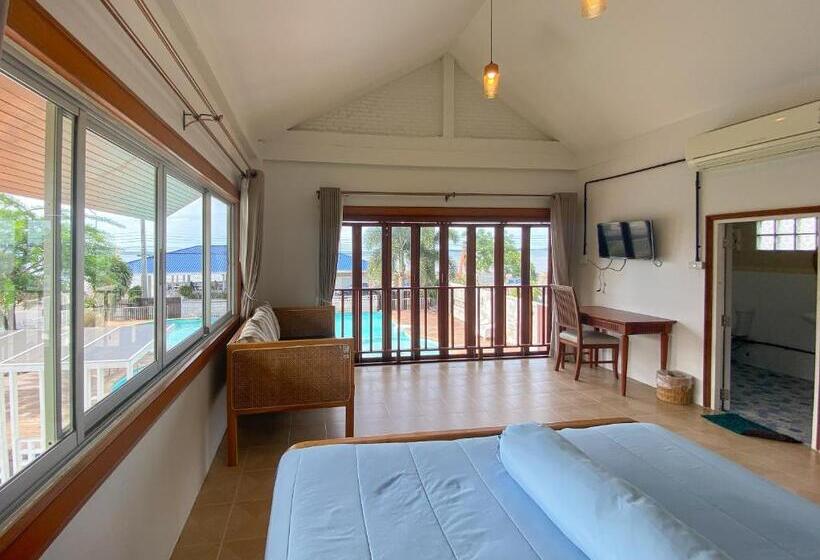 Quarto Deluxe Vista Mar, Bangsaphan Resort