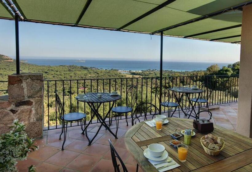 חדר סטנדרט נוף לים עם מרפסת, Chambres D'hôtes Littariccia