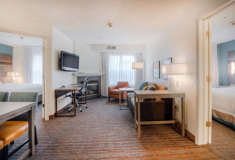 带2个卧室的套房, Residence Inn By Marriott Wilmington Landfall