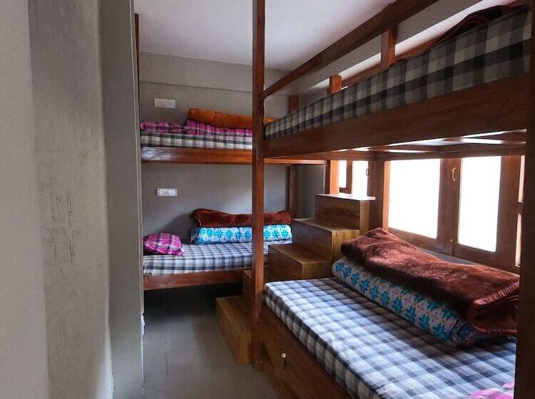 سرير في غرفة سوبيريور مشتركة, Moustache Kaza Spiti Hostel