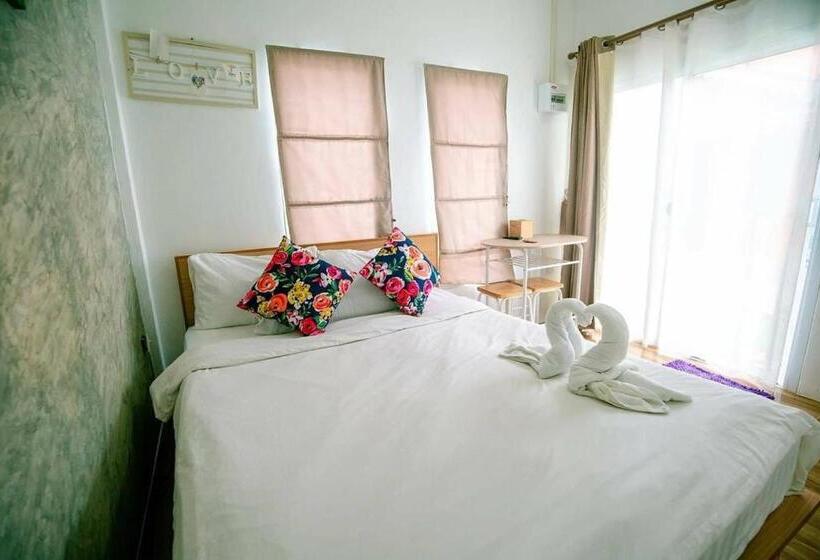 Номер Стандарт Вид на Сад, บ้านหมอบิวรีสอร์ทเชียงคาน Baanmhorbiwresortchiangkhan