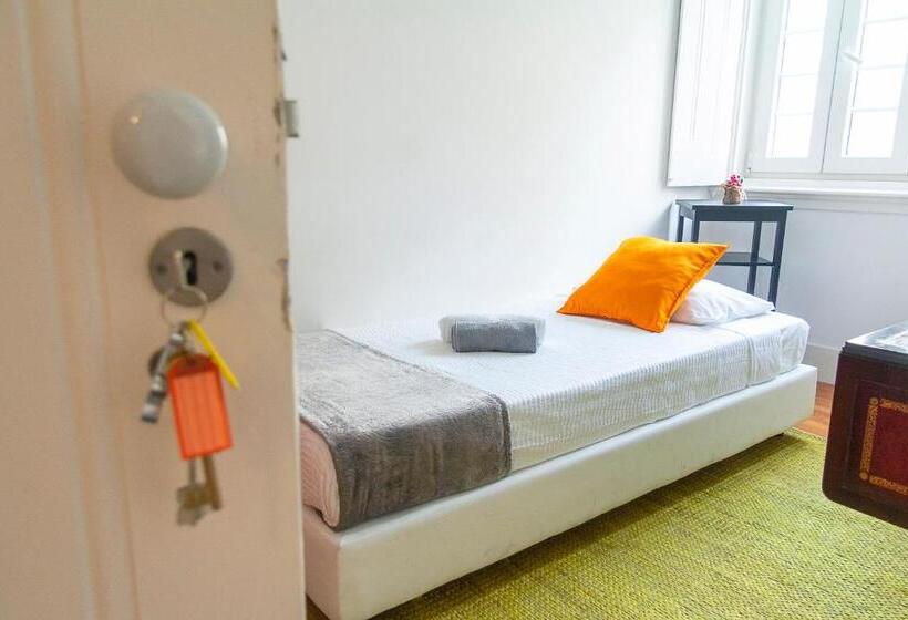 标准三人间共用浴室, Guest House Amoreiras