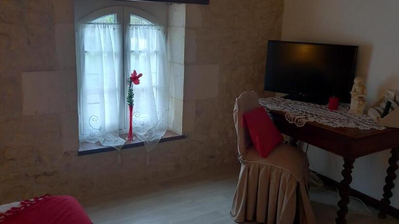 חדר משפחתי נוף לגינה, Les Demeures De La Laigne