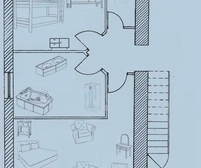 スイート（家族用）, Chambre D Hotes De La Mousse