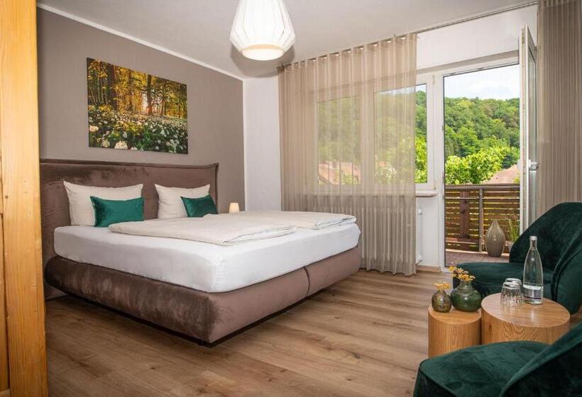 חדר סטנדרט עם מרפסת, Landgasthaus & Hotel Zur Krone