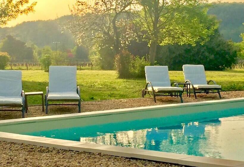 テラス付きスタンダードルーム, La Carreterie  Maison De Famille{s}