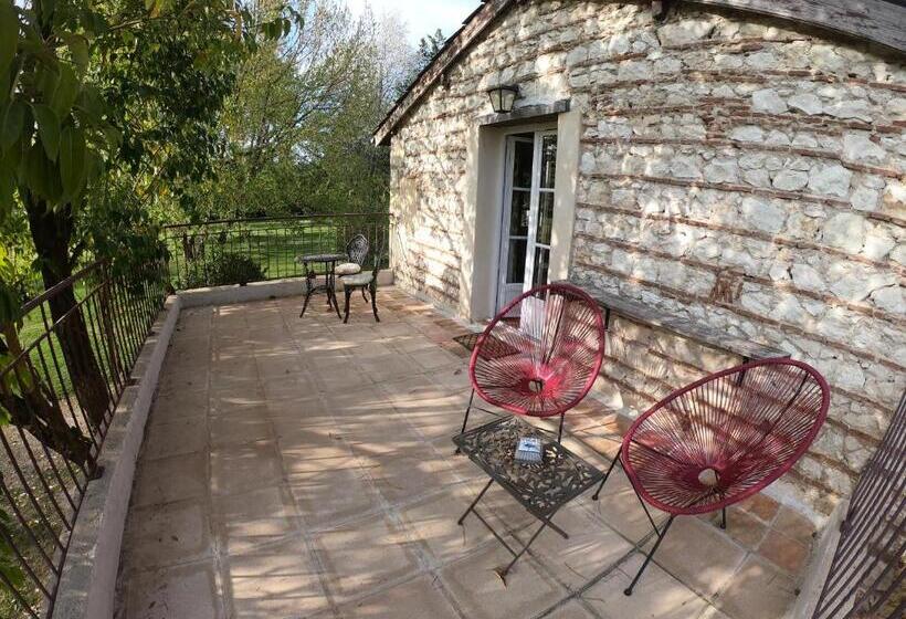 テラス付きスタンダードルーム, La Carreterie  Maison De Famille{s}