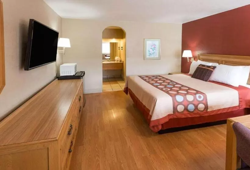 اتاق استاندارد با تخت بزرگ, Motel 6 Pasadena, Ca Old Town Pasadena Area