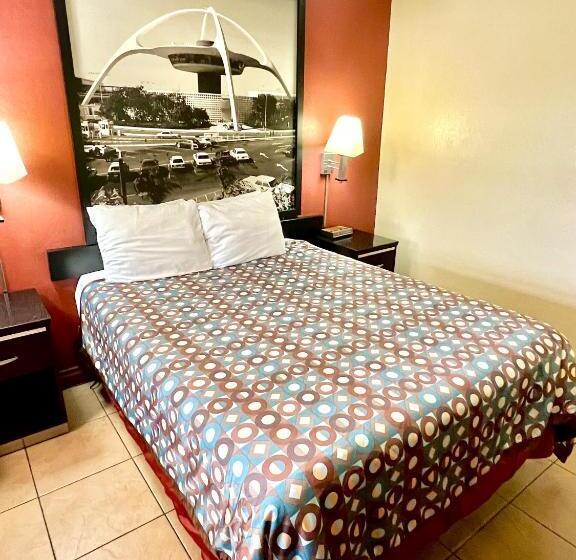 适合残疾人使用的标准间, Motel 6 Pasadena, Ca Old Town Pasadena Area