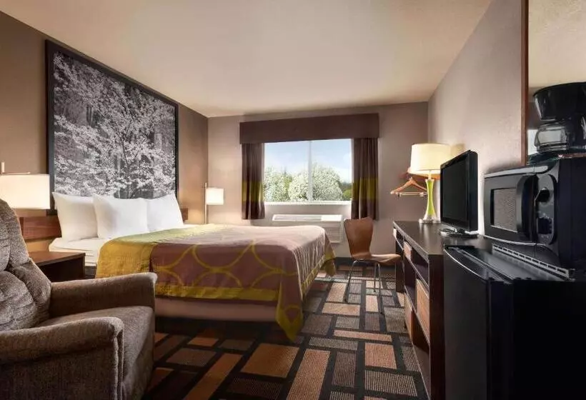 اتاق استاندارد با تخت بزرگ, Super 8 By Wyndham Akron S/green/uniontown Oh