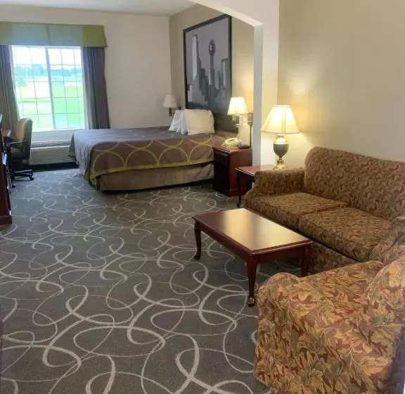 キングサイズベッドのデラックスルーム, Super 8 By Wyndham Hillsboro Tx