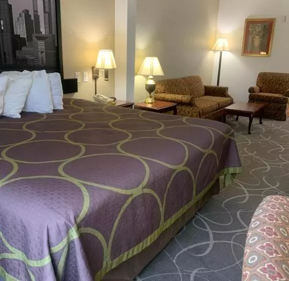 キングサイズベッドのデラックスルーム, Super 8 By Wyndham Hillsboro Tx