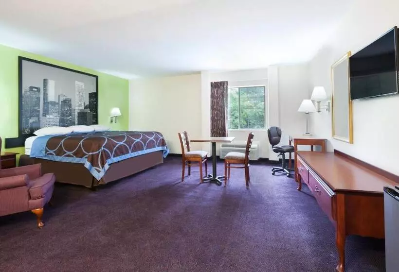 身障者適用キングサイズベッドルーム, Super 8 By Wyndham Huntsville