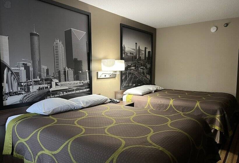 Номер Стандарт 2 Двуспальные Кровати, Super 8 By Wyndham Norcross/i85 Atlanta