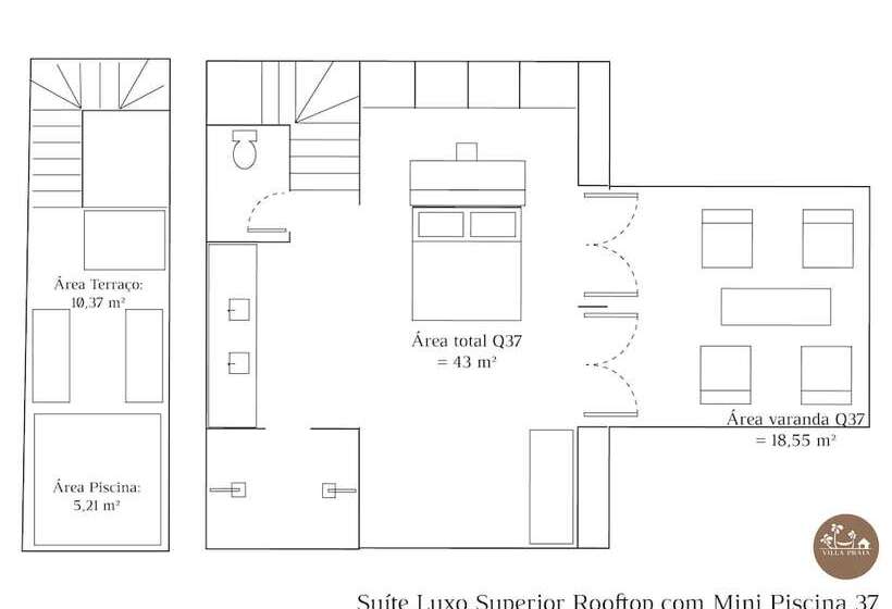 סוויטה דלוקס, Villa Praia   La Villa Group