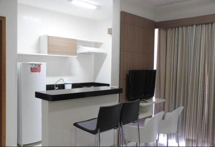 Апартаменты 1 Спальня Вид на Бассейн, Flat Veredas Rio Quente Apto 113