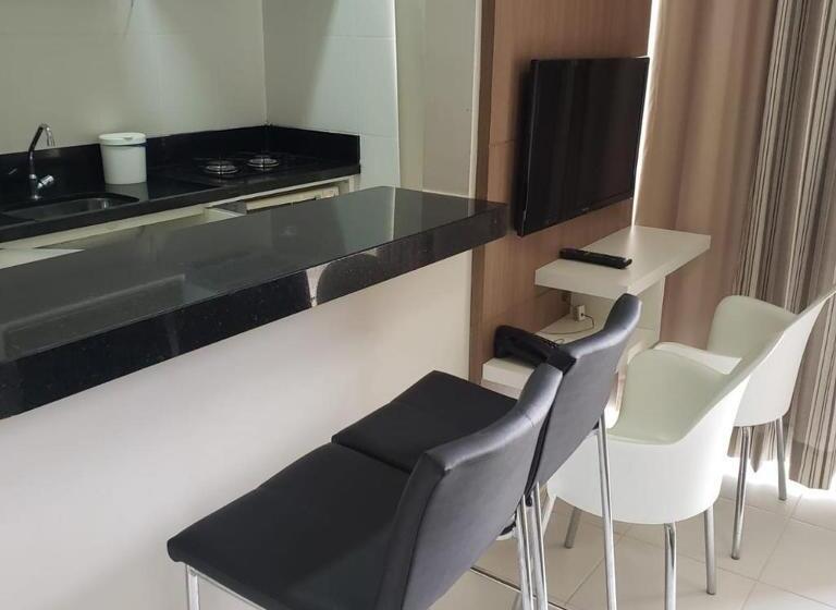 プールの見える１ベッドルームアパートメント, Flat Veredas Rio Quente Apto 113