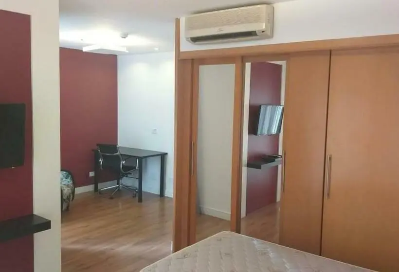 اتاق استاندارد با بالکن, Flat Lindo Duplo Lado Park Ibirapuera Av Paulista Com Garagem 106