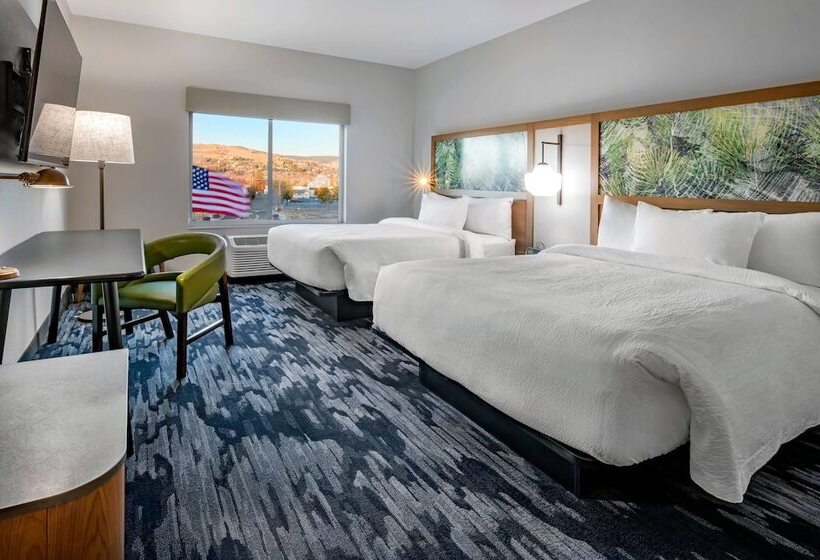 Номер Стандарт 2 Двуспальные Кровати, Fairfield Inn & Suites By Marriott Klamath Falls