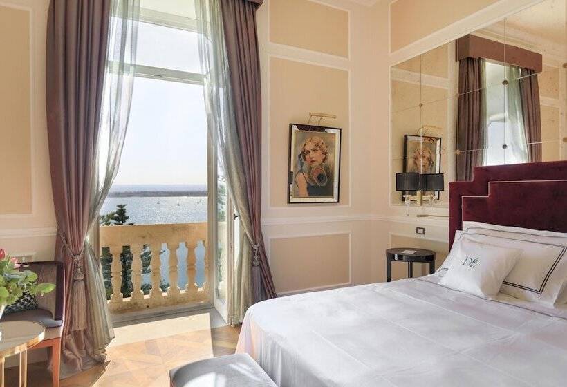 חדר דלוקס נוף לים, Grand Hotel Des Etrangers