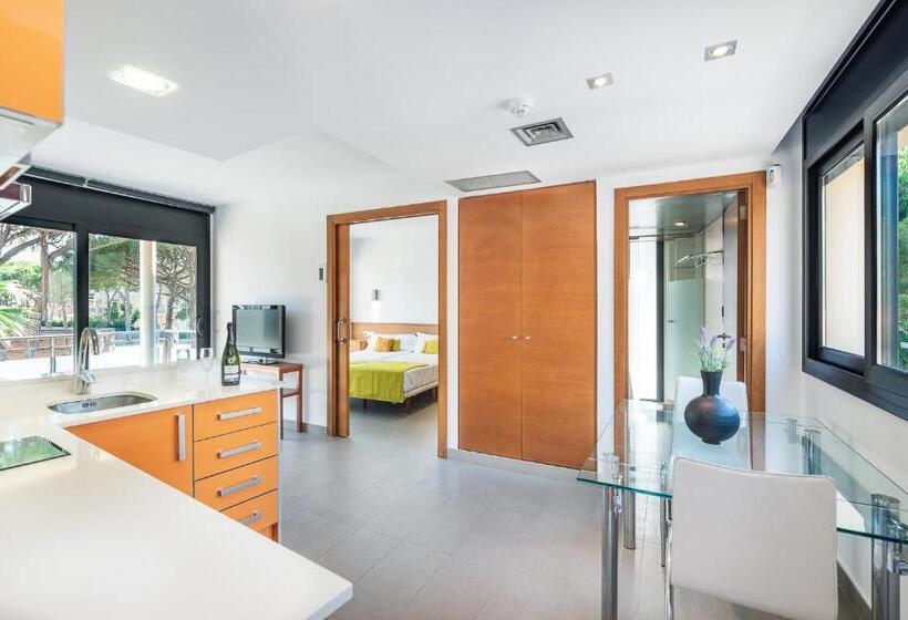 דירת חדר, Aparthotel Las Palmeras Castelldefels