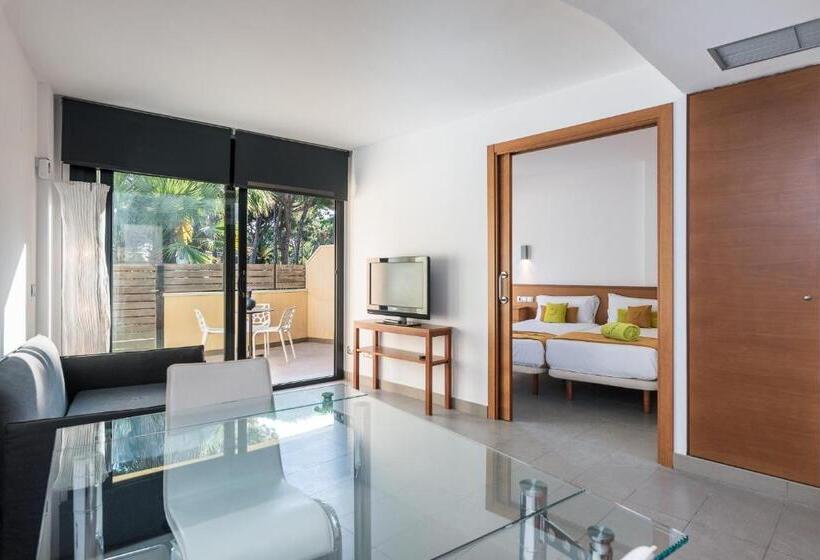 آپارتمان 1 خوابه با تراس, Aparthotel Las Palmeras Castelldefels