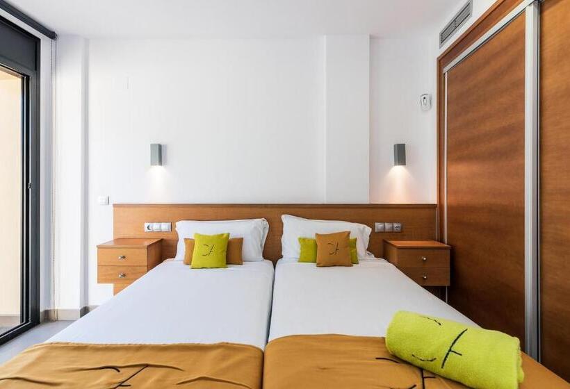 آپارتمان 1 خوابه با تراس, Aparthotel Las Palmeras Castelldefels
