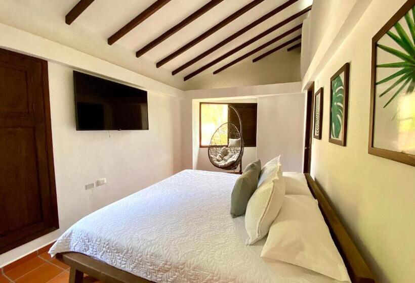 חדר סטנדרט עם מיטת קינג, Casa Chevere Hostel Boutique