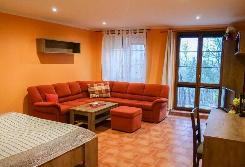 סוויטה עם טרסה, Penzion Na Hradbách