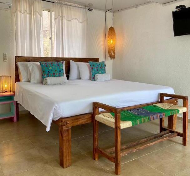 اتاق استاندارد با تخت بزرگ, Vito Hotel Boutique Taganga