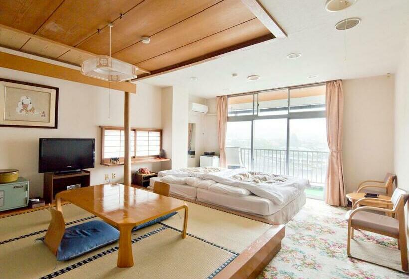 חדר סטנדרט נוף לאגם, Kameyama Onsen