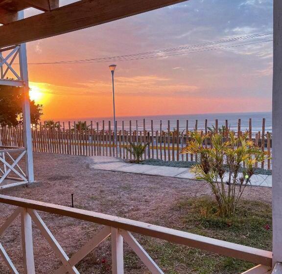 اتاق استاندارد با تخت دوبل و چشمانداز دریا, Delfines De Chicama