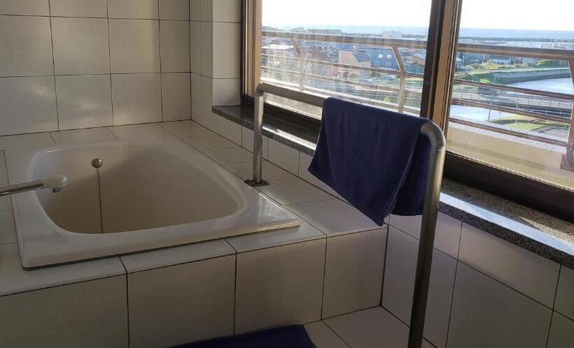 غرفة ديلوكس مطلّة علي البحر, Haboro Onsen Sunset Plaza