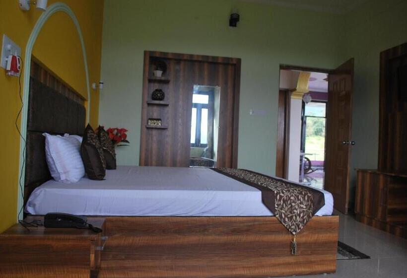 غرفة ديلوكس مطلة على الجبل, Billingvista Guest House Bir