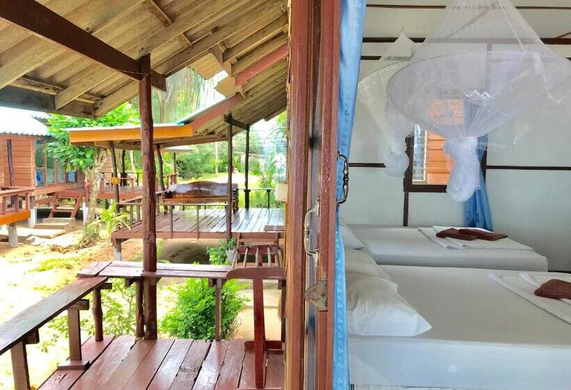 חדר משפחתי נוף לים, Libong Beach Resort