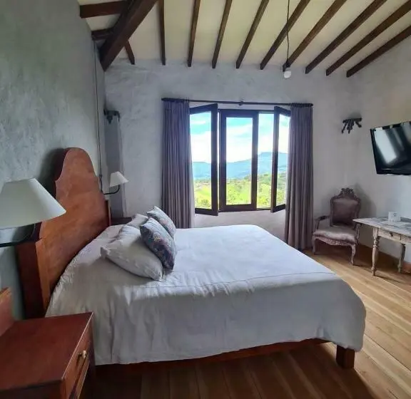 デラックスの４人部屋, Casa Santamaria Hotel Campestre