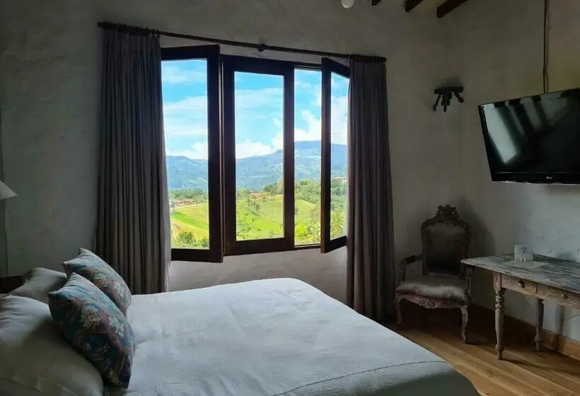 デラックスの４人部屋, Casa Santamaria Hotel Campestre