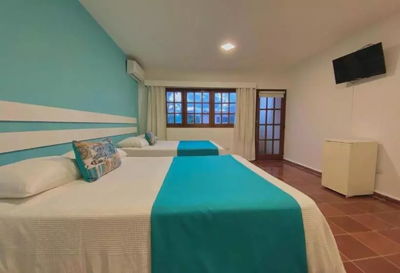اتاق استاندارد با 2 تخت دوبل, Calypso Beach Hotel By The Urbn House Santo Domingo Airport