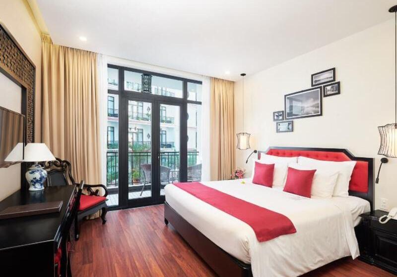 اتاق لوکس با چشمانداز استخر, Hadana Boutique Resort Hoian