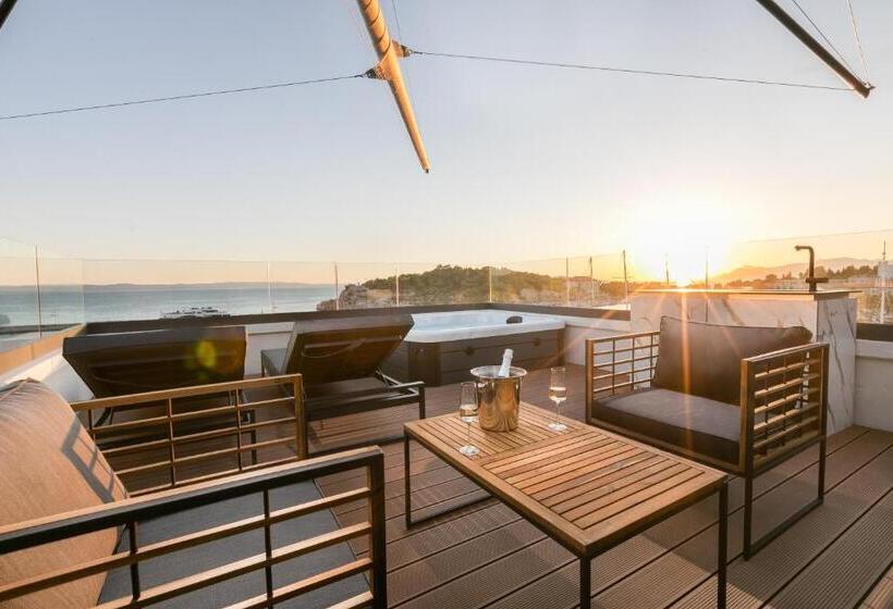 اتاق لوکس با چشم‌انداز دریا, Heritage Hotel Porin Makarska