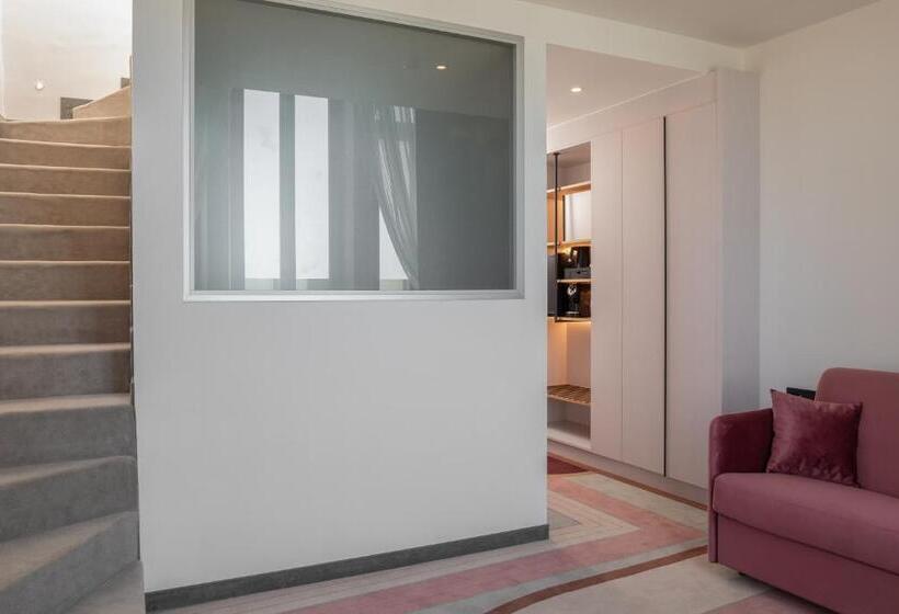 اتاق لوکس با چشم‌انداز دریا, Heritage Hotel Porin Makarska