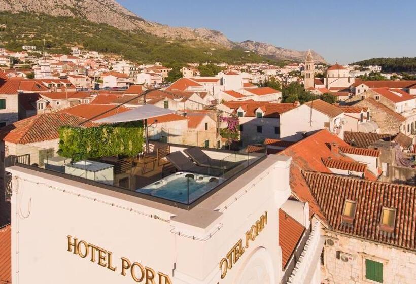 اتاق لوکس با چشم‌انداز دریا, Heritage Hotel Porin Makarska