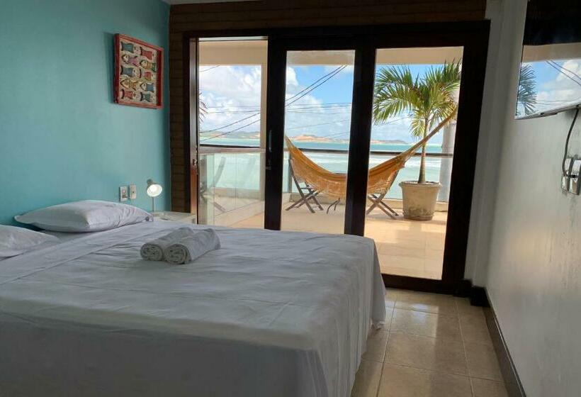 اتاق استاندارد با بالکن و چشمانداز دریا, Casa Praia Da Pipa