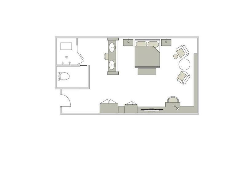 带大床的豪华间, The Guitar Hotel At Seminole Hard Rock Hotel & Casino