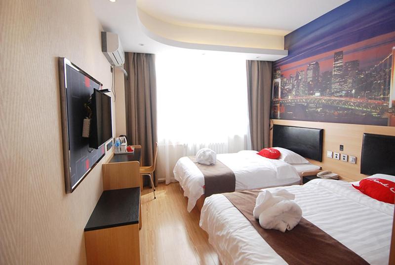 패밀리 룸, Thank Inn Chain Hotel Hebei Zhangjiakou Xuanhua District People Park