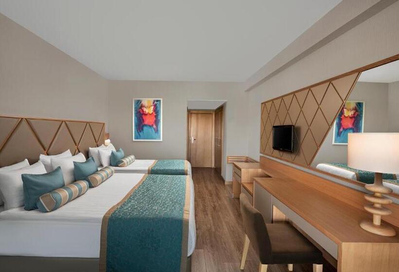 غرفة قياسية مطلّة علي البحر, Papillon Ayscha Resort & Spa
